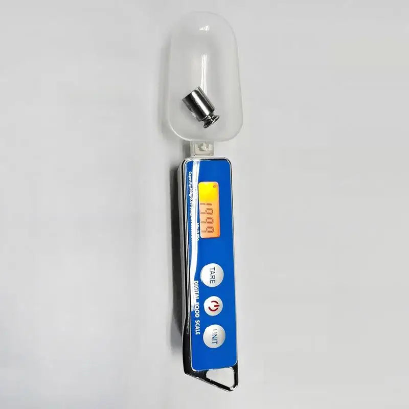 Electronic Kitchen Scale Spoon Mini Tool Milk Coffee Tea Removable Qme Blue