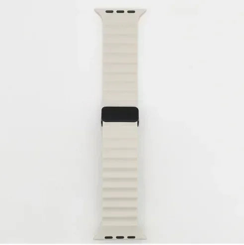 Strap For Apple watch band 49mm 45 44 40 41 38 42mm silicone magnetic buckle bracelet iWatch Ultra series 7 6 3 se 8 9 Ultra 2 Qme Starlight 38mm 40mm 41mm