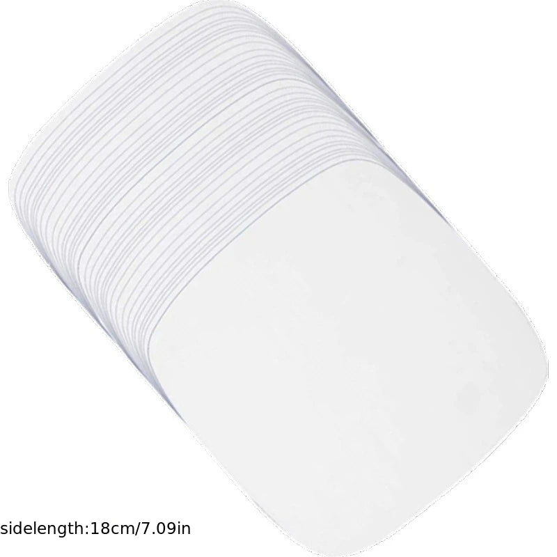 Compatible for Air Fryers - Round & Square Non-Stick Parchment Paper Sheets | Disposable Oil-Proof Baking Liners for, Grill, Qme 50pcs