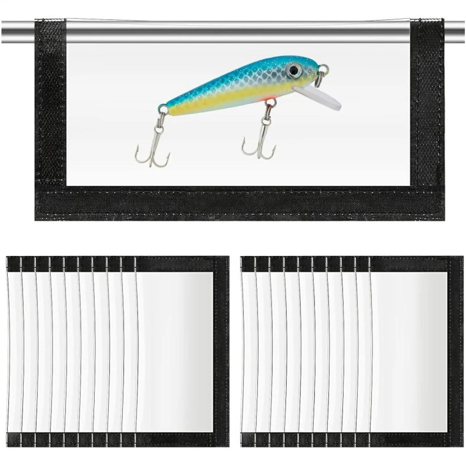 1PCFishing Lure Covers For Rod Clear Protective Bait Cover Lure Wraps For Fishing Rod For Men Angler Hook Bait Storage Saltwater Qme