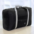 Multifunctional Large Capacity Foldable Travel Bag Portable Airplane Clothes & Quilt Storage Moving Luggage Pack Sack Qme Black