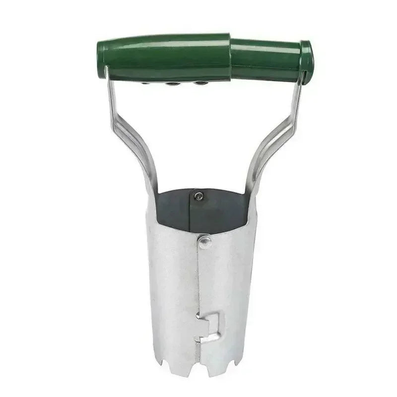 Stainless Steel Seeder Excavator Horticultural Wood Handle Hole Qme Dark Green