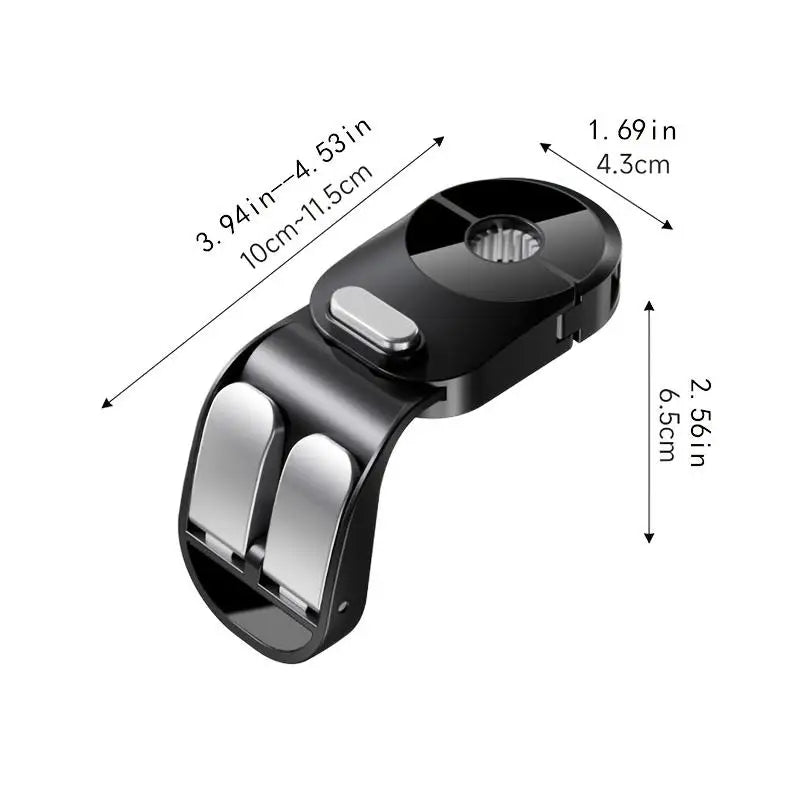Heavy Duty Universal Car Seat Headrest Hooks ABS Spring Auto-rebound Qme