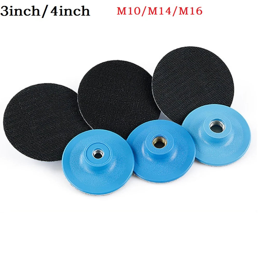 3/4inch Polishing Pad Sanding Disc Backing Pad Adhesive Disc Car Paint Care M10/M14/M16 Thread Polishing Discs Qme