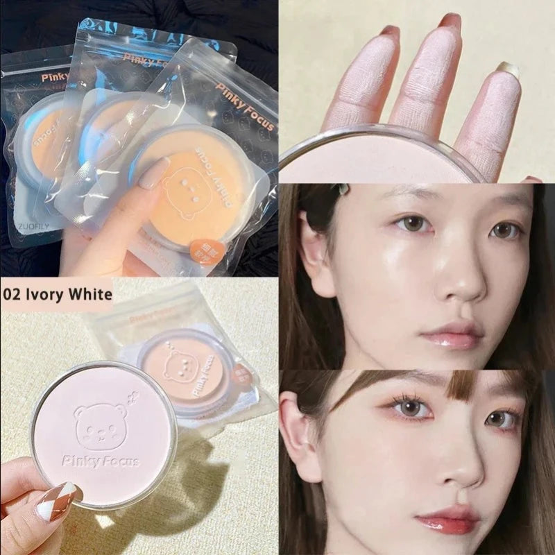 Lavender Makeup Powder Oil Control Setting Powder for Smooth and Even Complexion Matte Effect Soft Finishing Powder Cosmetics Qme 02-1pc