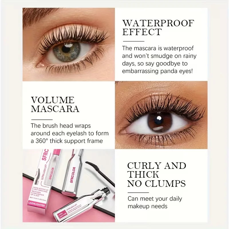 2-in-1 Lash Primer Mascara Volumizing Lengthening Waterproof Qme