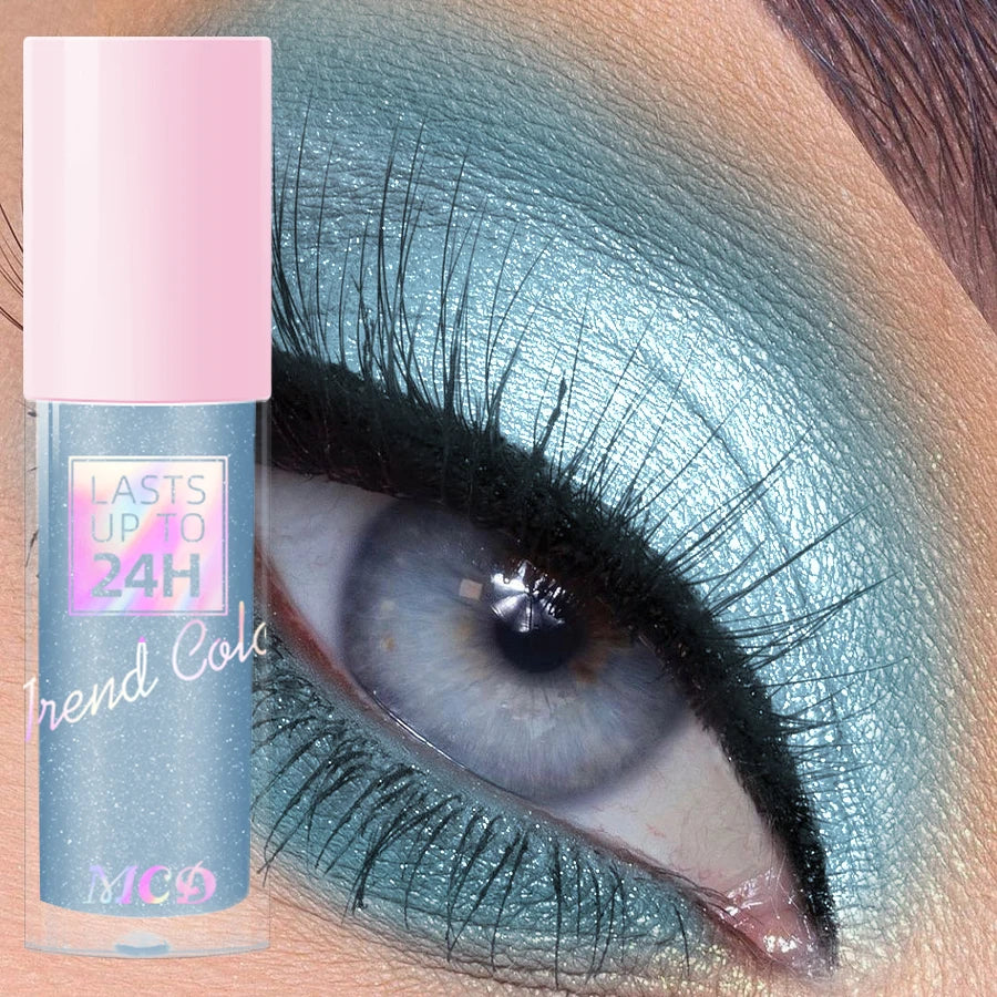 8 Metallic Waterproof Liquid Eyeshadow-high Shine Long-lasting Qme 09