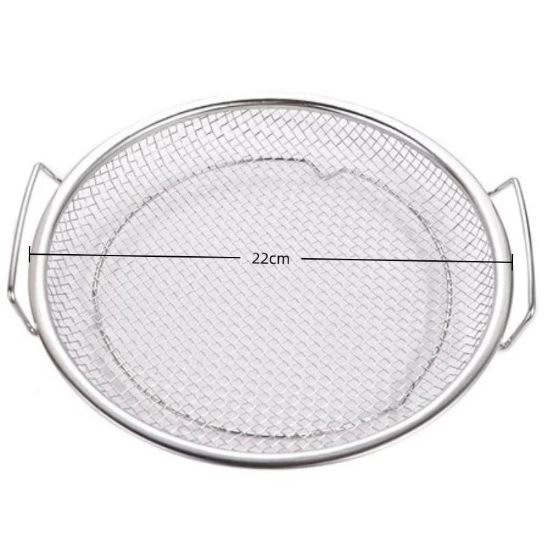 2026 Food-grade Kitchen Oil Filter Tray Stainless Steel Mesh Frying Qme 4
