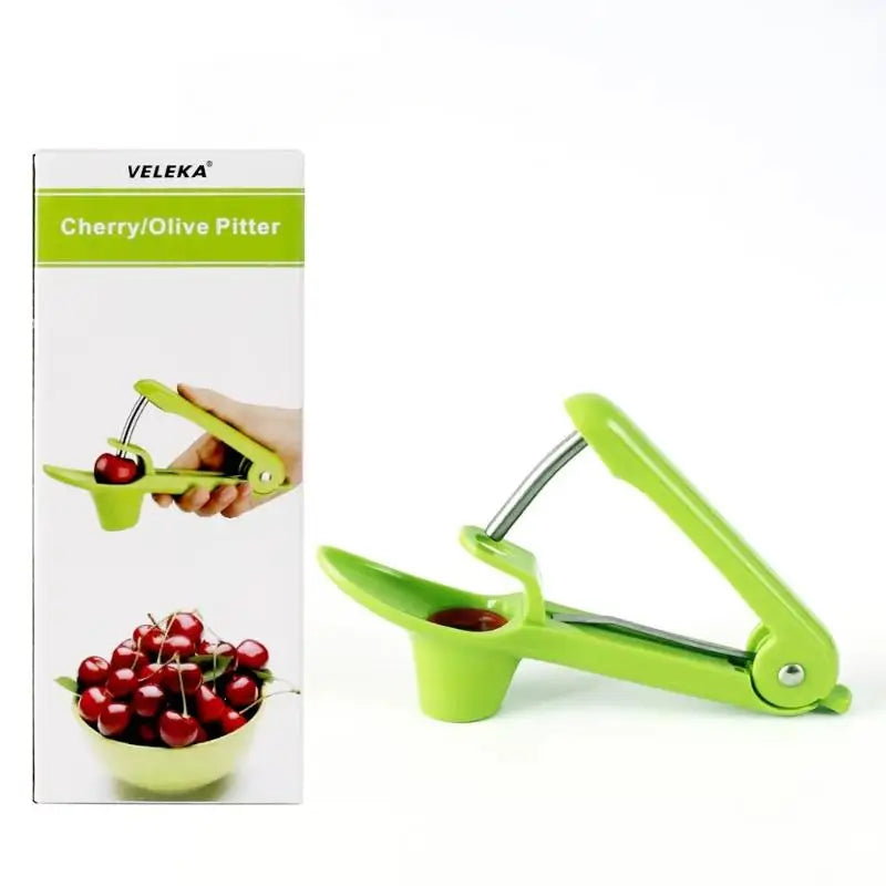Cherry Fruit Kitchen Pitter Remover Olive Corer Remove Pit Tool Seed Qme A1
