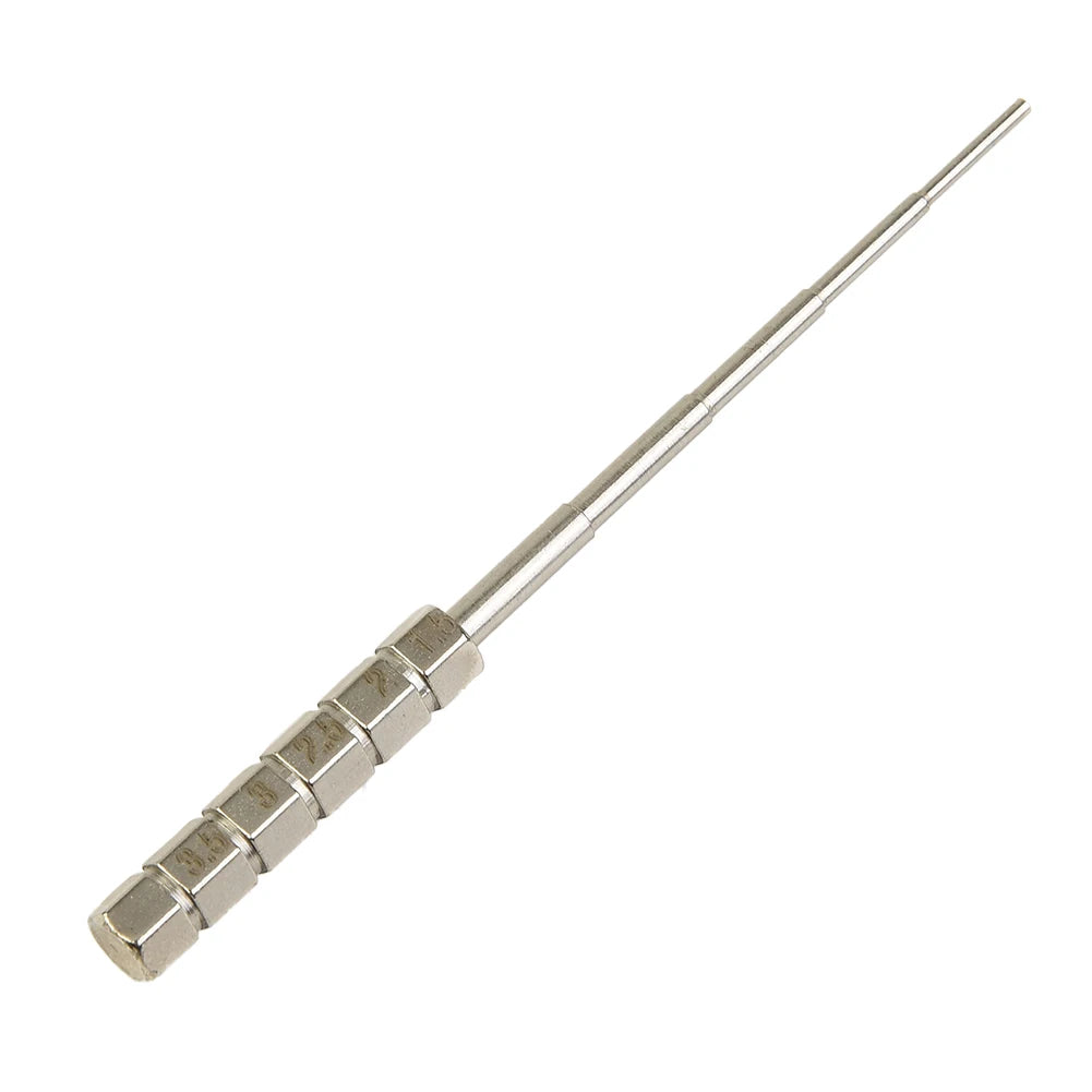 1pc 1.5/2/2.5/3/3.5mm Stainless Steel-Wire Winding Rods Wrapping Wire Jig Tools Wrapping Jig Prebuilt Coil Tool Part Qme