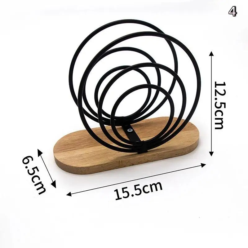 Cartoon Pattern Napkin Holder Paper Drawer Storage Bracket Organizer Qme 4
