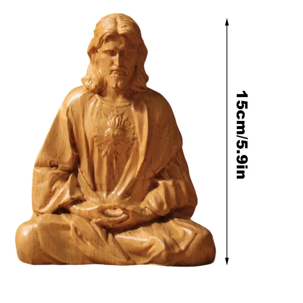 Jesus Statue Religious Sacred Resin Crafts Catholic Figurines Christ Qme 15cm CN