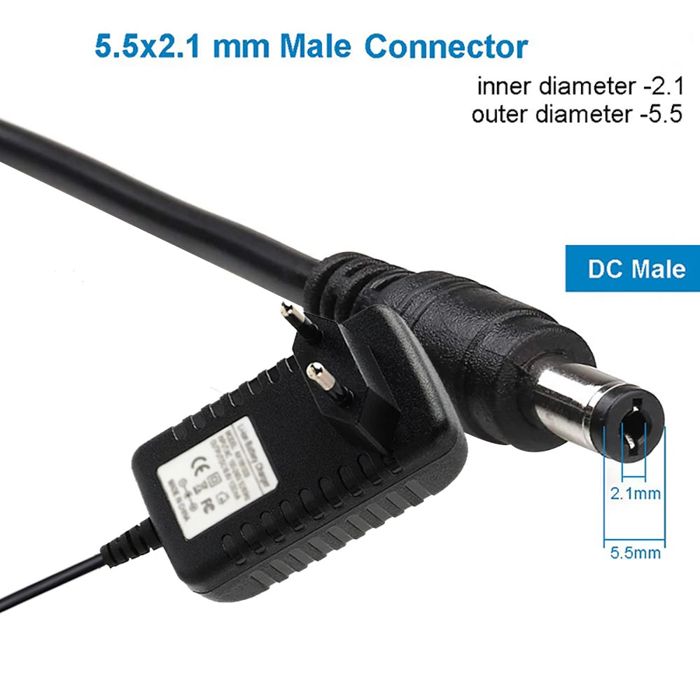 28.8V 0.8A Lead acid Battery Charger DC 5.5*2.1MM Qme US PLUG