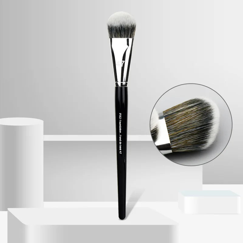 Professional Foundation Brush 47 Broom Head Liquid Shadow Repairing Qme
