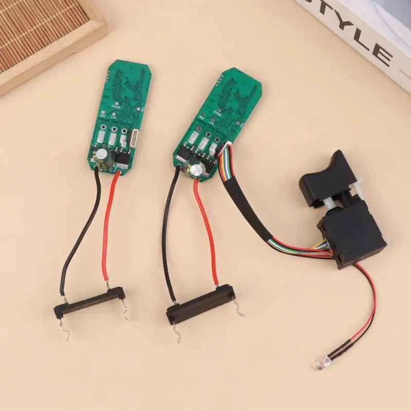 16.8V Lithium Drill Control Board + Switch Assembly 18V Brushless Drill Circuit Board Switch 07115. Qme