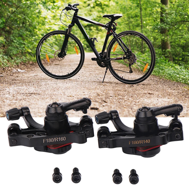 Front Rear Bike Caliper Mechanical Disc Brake Heads Mountain Part Qme