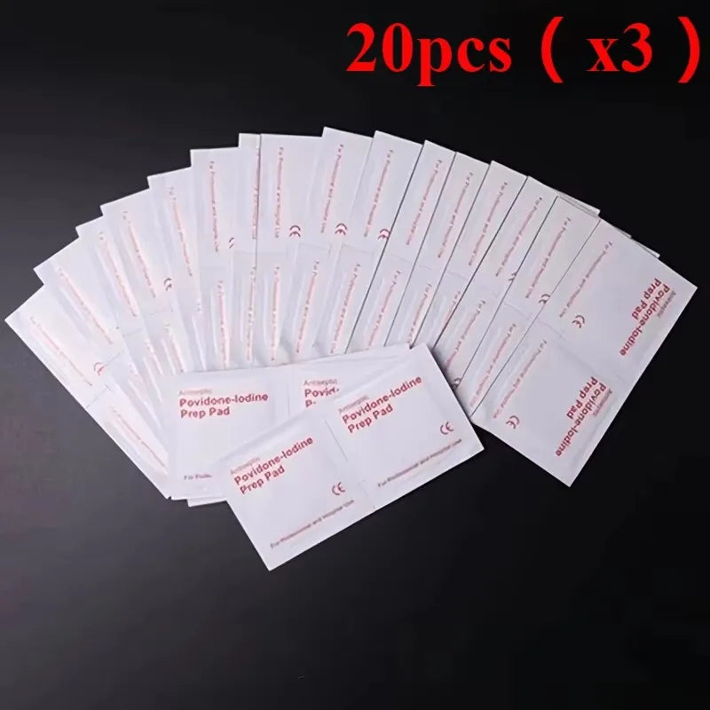 First Aid Kit Medical Skin Wound Disinfection Iodine Tincture, Disposable Newborn Navel Disinfection Iodine Tincture Sw at Home Qme 60pcs
