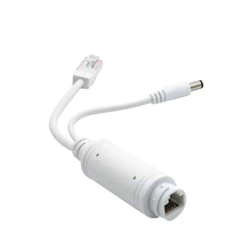 2pcs 48V to 12V POE Spliter Waterprrof With Video And Power Adapter Cable Supply Module Injector for IP Camera Extender Qme