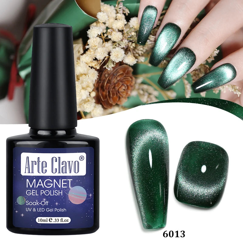 Arte Clavo Shining Transparent Cat Eye Magnetic Gel Unicorn Auroras