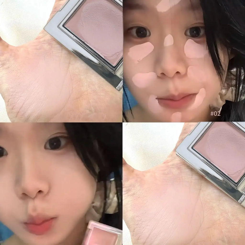 HERORANGE Jelly Cheek Contour Tint Creamy Matte Blusher Long Lasting Qme HR812-02