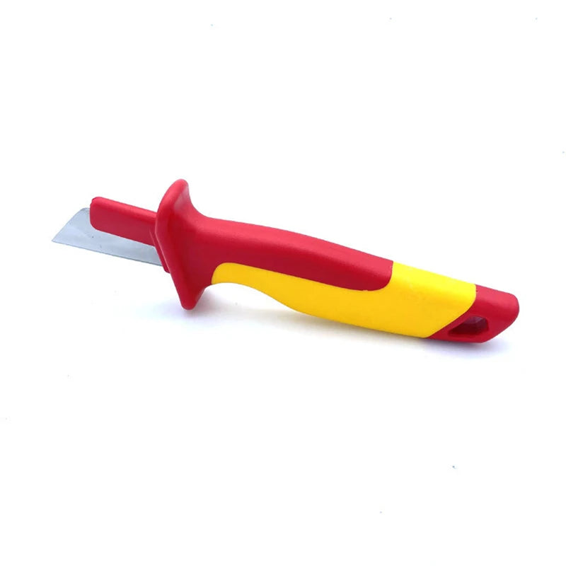 Electrician Knife Insulated Cable Stripping Snips Straight Curved Qme