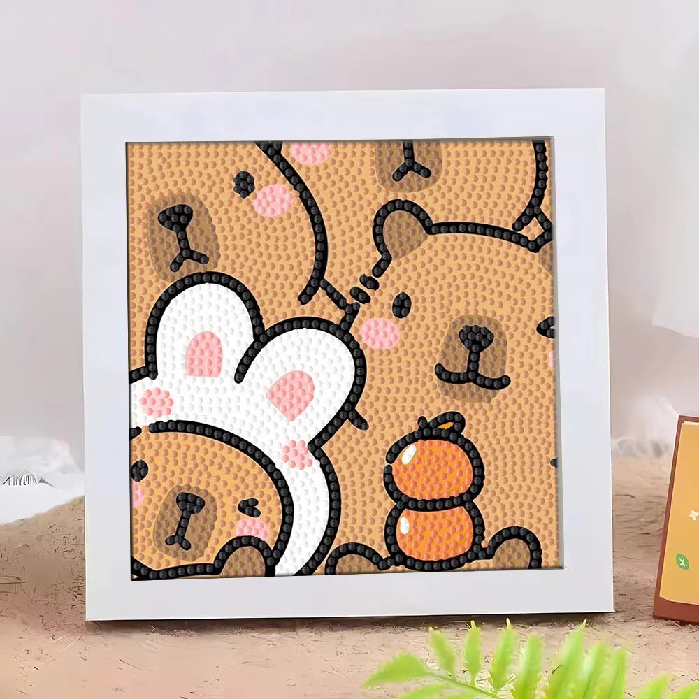 Hello Kitty Kuromi Diamond Painting DIY Craft Frame Cartoon Students Qme 11