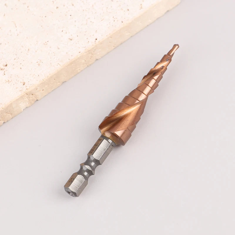 Hardened M35 Cobalt Step Drill Bit Stainless Steel Pagoda Hole Opener Qme