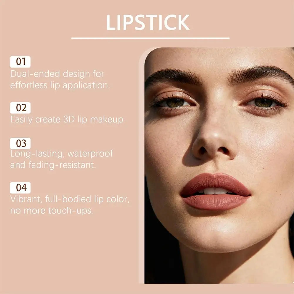 Funny Lipstick Gag Women Matte Texture Velvet Long Lasting Full Qme