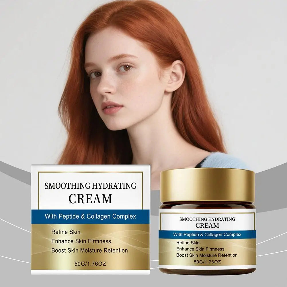 Peptide Collagen Moisturizing Hydrating Nourishes Cream Firming Moisturizer Improves Skin Texture Beauty Care Facial Skin Care Qme