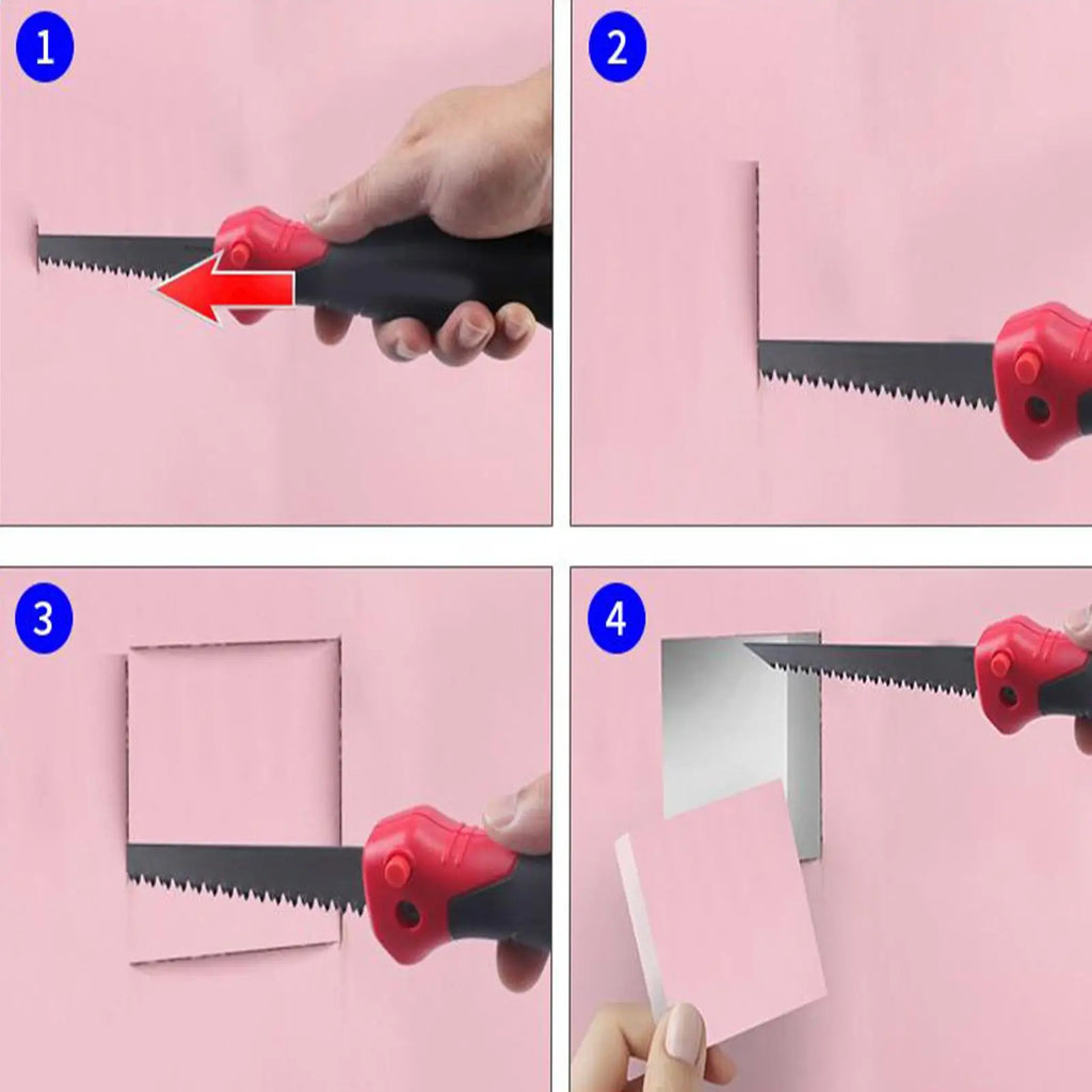 Folding Jab Saw 6-Inch Wallboard Drywall Hand Triple Teeth Small Wood Qme
