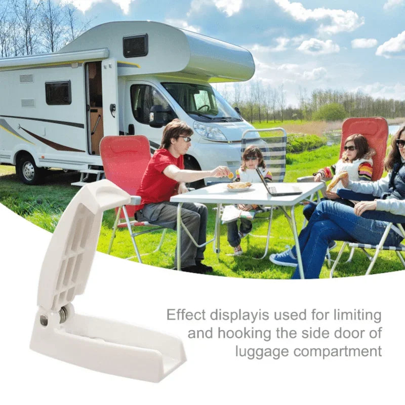1pc Single RV Door Latch - A Reliable Storage Option for Campers, And Travel Bags - Sturdy And User-Friendly Hook Door Catch Qme