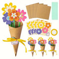 1 pack of 24 flower home party decoration fragrant flower greeting cards Qme MULTI