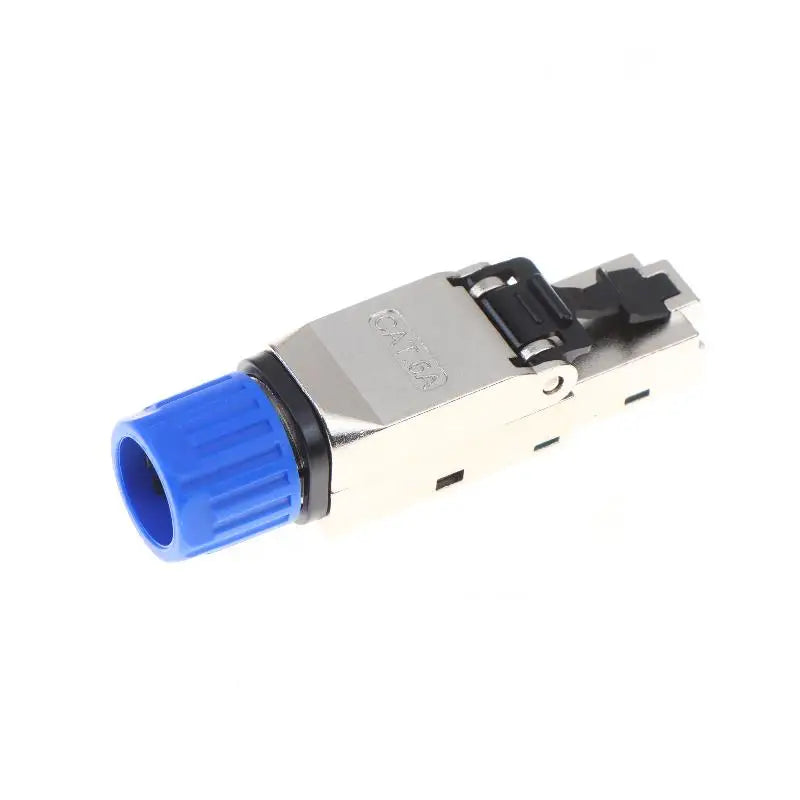 Network Cable Plug Toolless Shielded Connector Suitable 22 26AWG Qme CAT6A