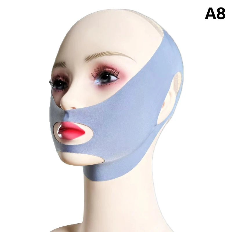 Facial Slimming Bandage Lifting Firming Anti Wrinkle Double Chin Qme A8