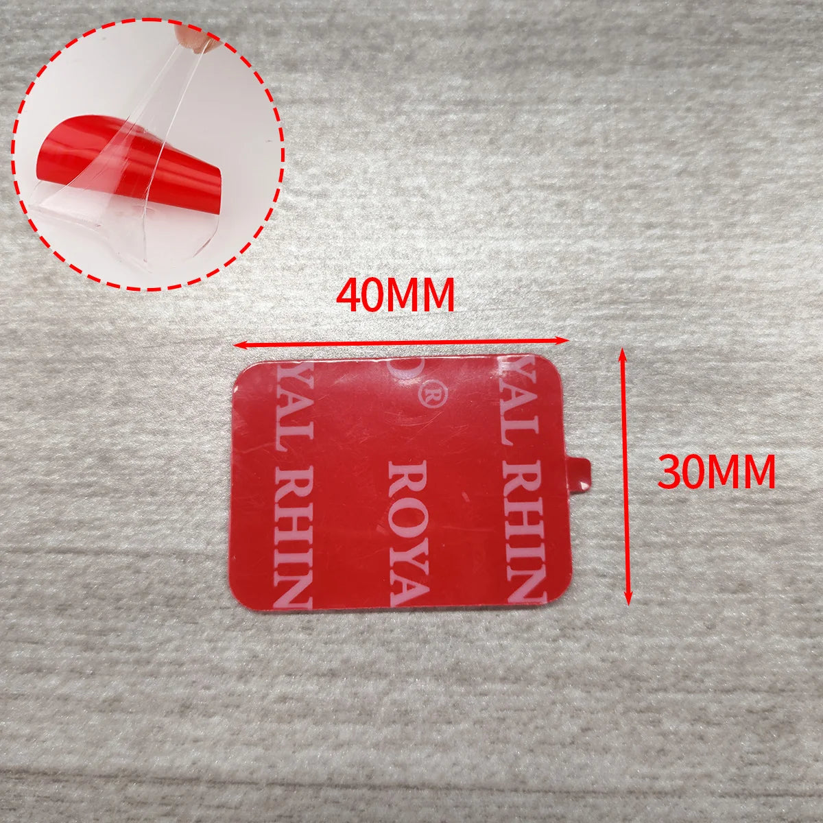 Super Strong Double Sided Tape New Waterproof No Trace Self Adhesive Acrylic Patch Sticky For Home Car Office School Qme 30MMx40MM Quantity-10PCS