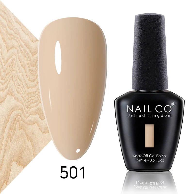 NAILCO 131 Colors Nail Gel Polish Off LED Semi Permanant Art Hybrid