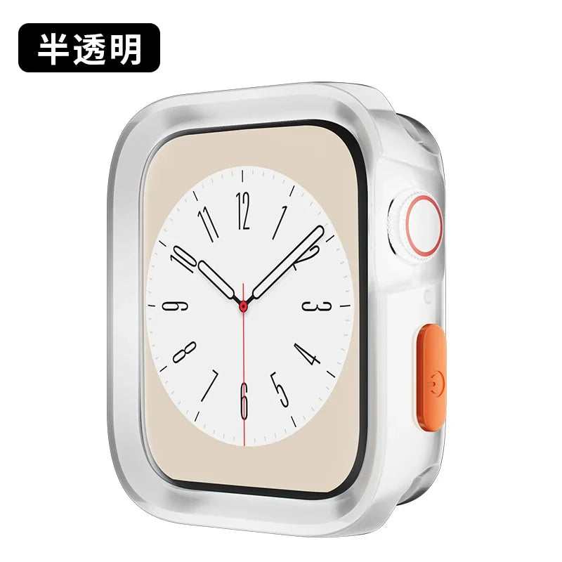 2024 Bumper Soft Silicone Case Apple Watch 9 8 7 6 SE 5 Sport