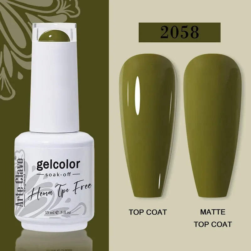 Arte Clavo Summer Nails Tip Candy Series Jelly Gel Nail Polish Blue Qme 2058