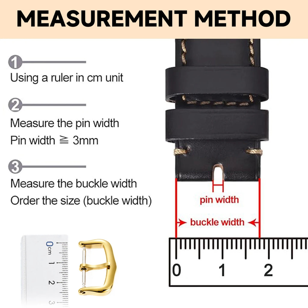 12mm 14mm 16mm 18mm 316L Stainless Steel Watch Buckle For Cartier Watch Replacement Clasp Qme