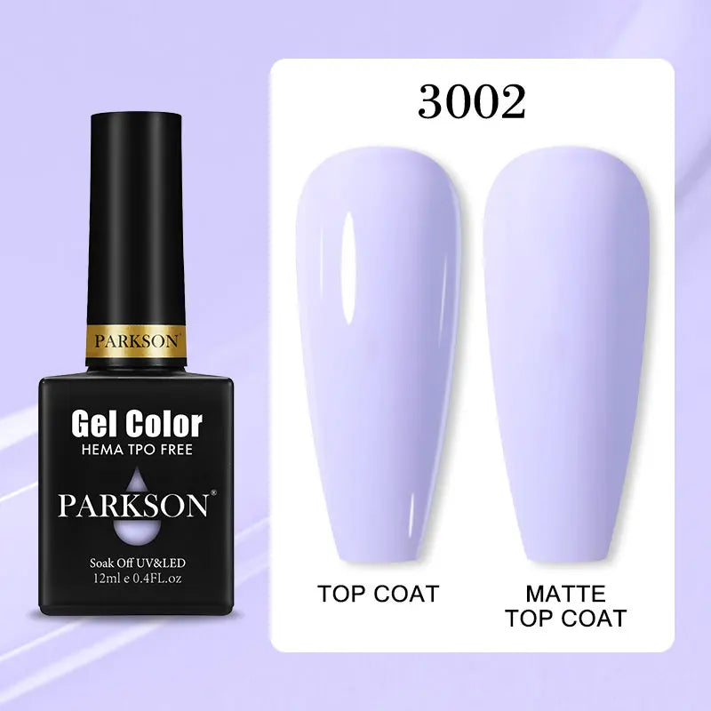 Parkson Colorful Nail Gel Polish Lacquer Soak Off UV LED Long Lasting