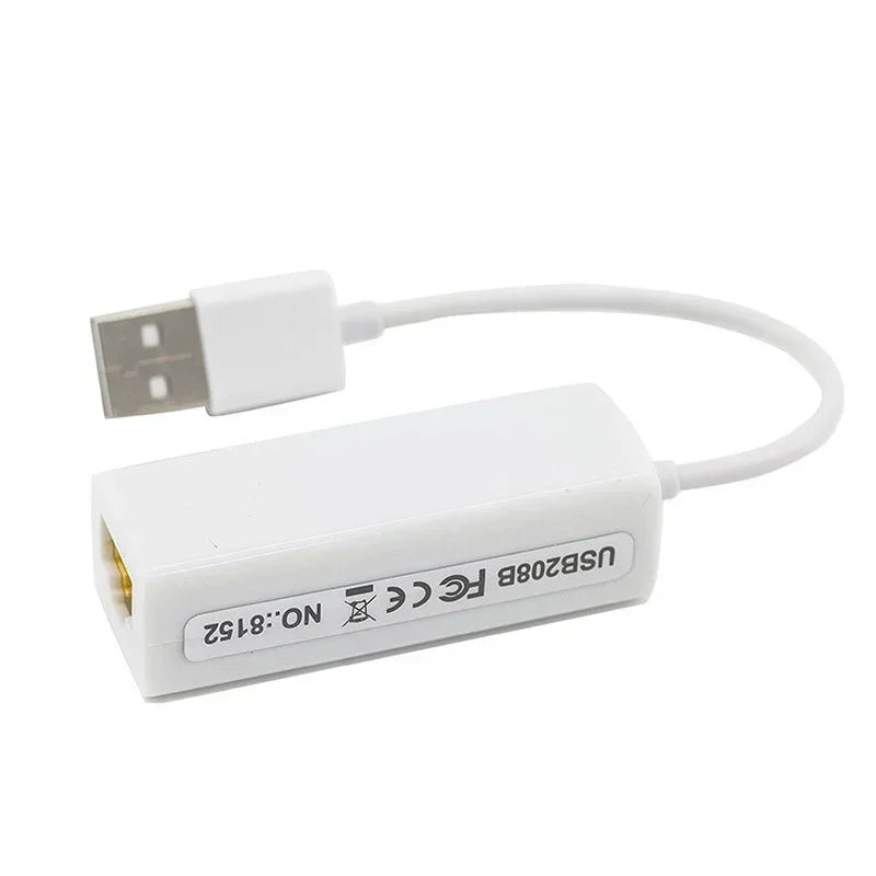 Network Card Lan Adapter for Tablet / PC / Laptop, 10/100Mbps USB 2.0 To RJ45 Qme