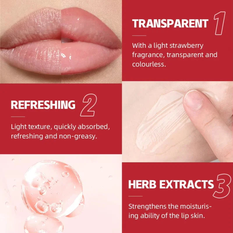 Instant Volumising Lip Plumper Oil Lip Enhancer Lip Gloss Plumping Serum Moisturizing Anti-Wrinkle Lipstick Sexy Lip Care Makeup Qme