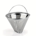 Reusable Coffee Filter Cuisinart Maker 304 Stainless Steel Replaceme Qme 1pcs