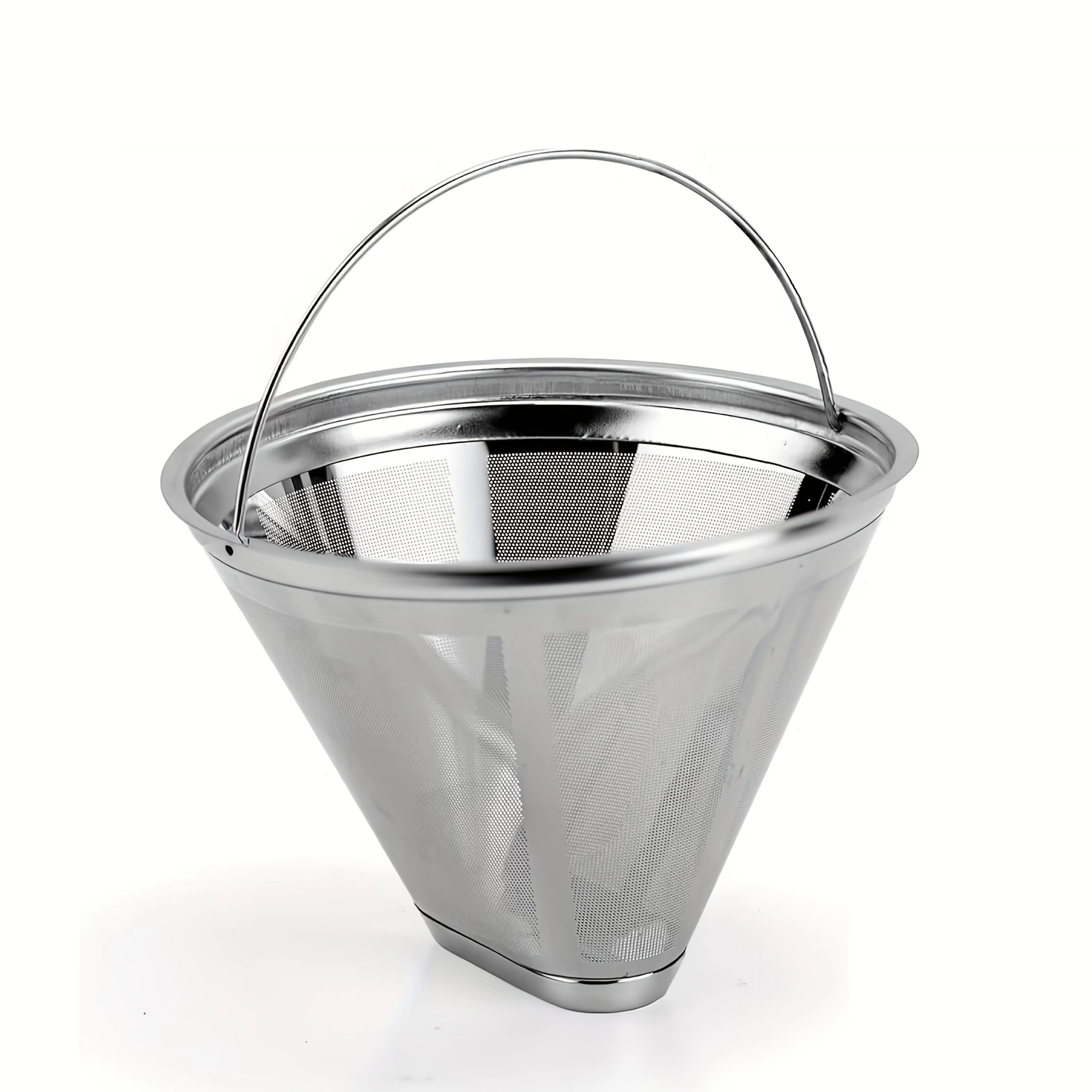 Reusable Coffee Filter Cuisinart Maker 304 Stainless Steel Replaceme Qme 1pcs