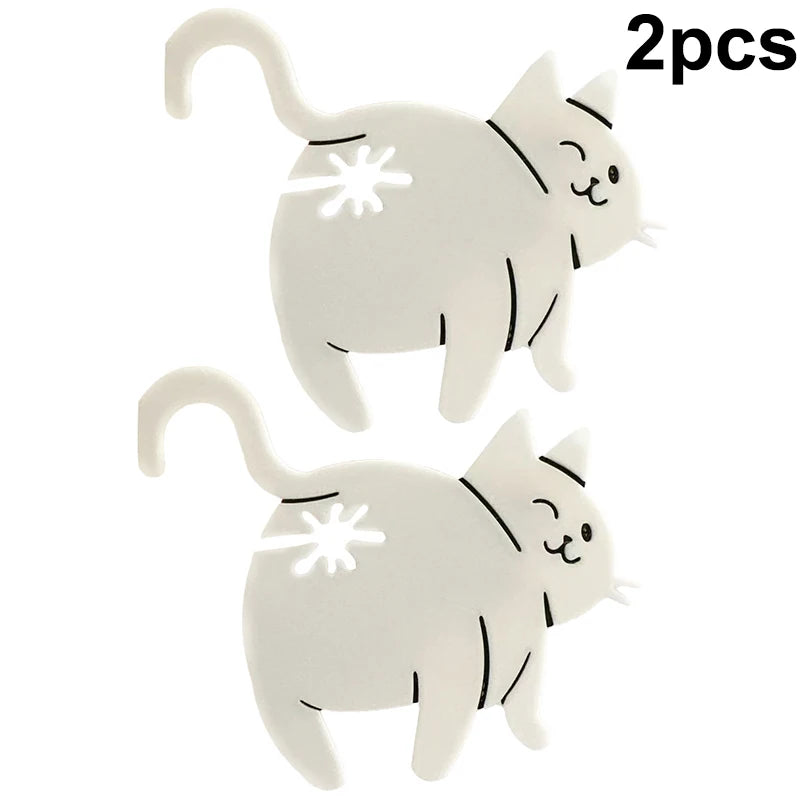 3D Cat Butt Bread Bag Clip Snack Sealing Novelty Kitchen Gadget Food Qme C