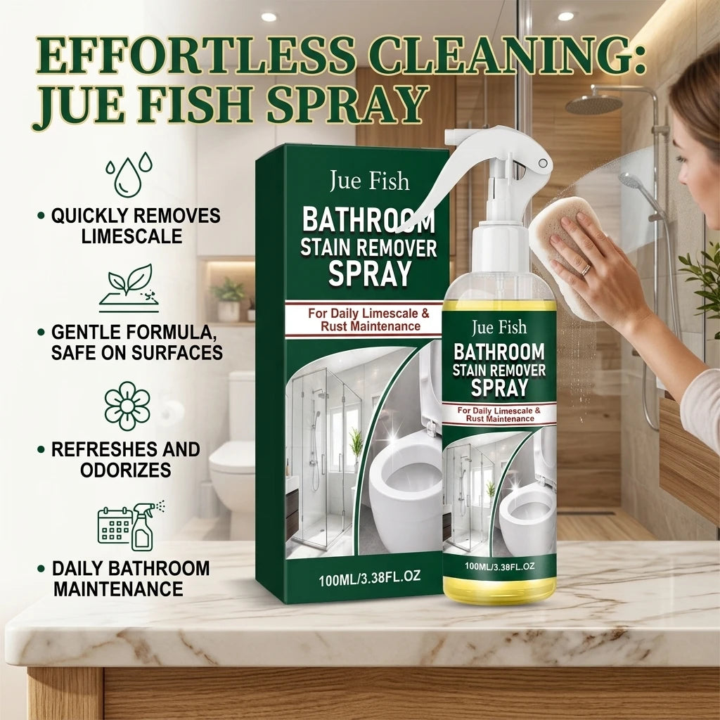 Bathroom Cleaning Spray Dissolve Scale Remove Mold Stains Eliminate Odors Long-Lasting Fragrance Multi-surface Limescale Cleaner Qme