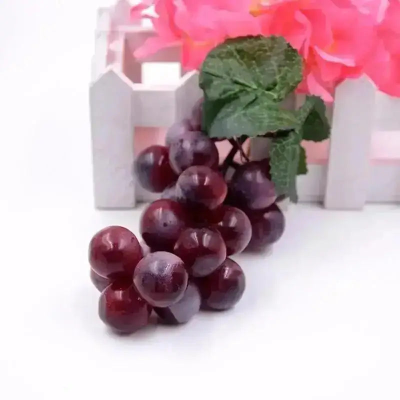 Artificial Grapes A Bunch Of Grapes Plastic Fakes Fruit Food Home Decor Decoration Artificial Fruit Fakes Fruits Decoration Qme M B