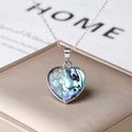 New Arrivals Natural Abalone Shell Pendant Necklace Silver/Gold Waterdrop Heart Shell Choker Fashion Beach Jewelry Women Gift Qme 10