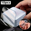 10Pcs super non-punching double-sided nano-tape, auxiliary fixing sticker transparent strong sticker transparent magic double-si Qme 10pcs