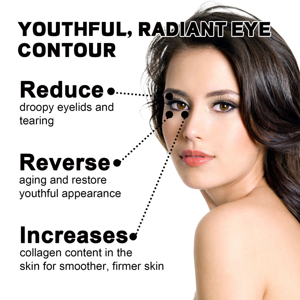 Firming Eye Cream Fading Fine Lines Wrinkles Hydrolyzes Collagen Reduces Eye Bags Anti Aging Moisturizing Anti Wrinkle Eye Cream Qme